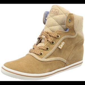 Keds Rookie Wedge Suede Shoes